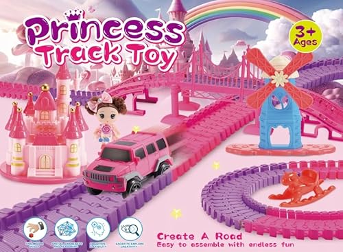 iKidiki Autorennbahn Mädchen Princess Rennbahn Kinder iKidiki Autorennbahn Mädchen Princess Rennbahn Kinder von iKidiki