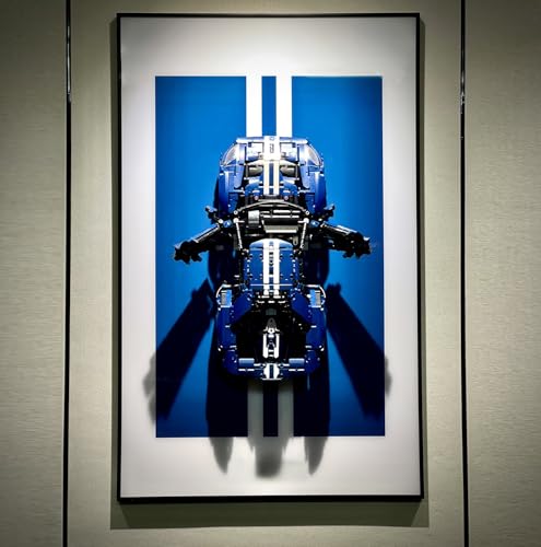 iLuane Display Wallboard für LEGO 42154 Technic 2022 Auto-Modellbausatz, Erwachsene Sammlerstücke für Supercar, Ideal für Lego Liebhaber (nur Display Wallboard) von iLuane