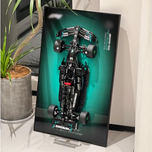 iLuane Display Wallboard für LEGO Technic Mercedes-AMG F1 W14 E Performance 42171, Erwachsene Sammlerstücke für Modellauto, Ideal für Lego Liebhaber (nur Display Wallboard) von iLuane