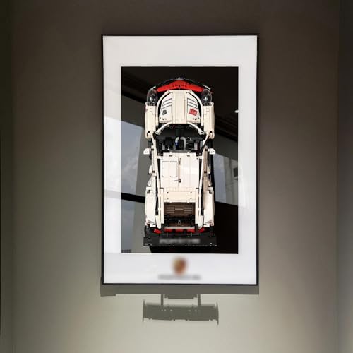 iLuane Display Wallboard für LEGO Technic Porsche 911 RSR, Erwachsene Exklusives Sammlerstück Display Wallboard für Fortgeschrittene Rennauto, Ideal für Lego Liebhaber (nur Display Wallboard) von iLuane