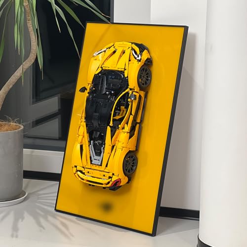 iLuane Display Wallboard für Lego McLaren P1 Model Car Racing Hypercar Model Kit 42172 (nur Display Wallboard) von iLuane