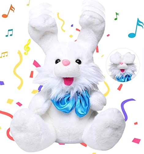 Sprechender Kuscheltier Hase Wiederholt Was Sie Sagen Peek-A Boo Plüsch Spielzeug Aufnahme Ostern Kaninchen Interaktiver Elektronisches Haustier mit Kindern Lied für Kinder Mädchen Jungen Geschenk Sprechender Kuscheltier Hase Wiederholt Was Sie Sagen Peek-A Boo Plüsch Spielzeug Aufnahme Ostern Kaninchen Interaktiver Elektronisches Haustier mit Kindern Lied für Kinder Mädchen Jungen Geschenk von iNszkoos