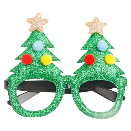 iOoppek Brille Ohne Nasensteg Abschlussball-Party-Brille Mode Brille (c-Gold, One Size) von iOoppek