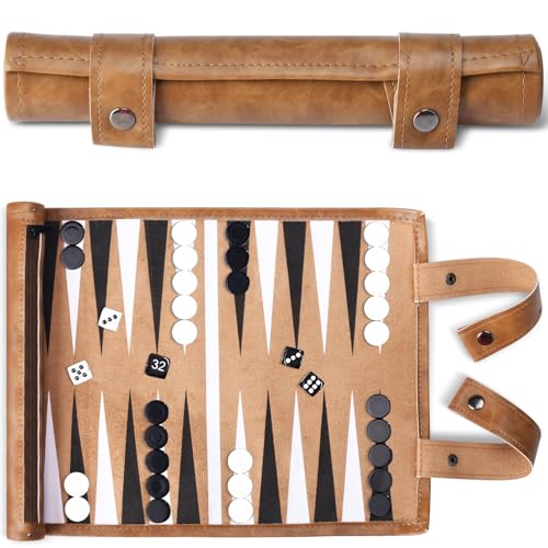 Reise Backgammon,Back Gammon Spiel aus massivem Holz - Klassisches Brettspiel für Familien,Reisen und Strategie-Liebhaber,Tragbar und langlebig Reise Backgammon,Back Gammon Spiel aus massivem Holz - Klassisches Brettspiel für Familien,Reisen und Strategie-Liebhaber,Tragbar und langlebig von iPalamila