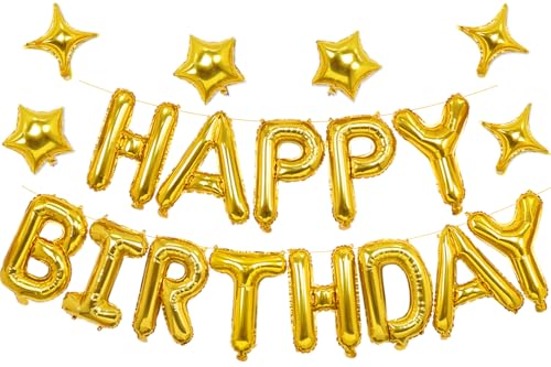 iPartycool Geburtstagsballons Happy Birthday Balloons 3D Happy Birthday Deko Geburtstagsdeko Frauen Mann Happy Birthday Girlande Geburtstag Luftballons Banner für Birthday Party Decoration iPartycool Geburtstagsballons Happy Birthday Balloons 3D Happy Birthday Deko Geburtstagsdeko Frauen Mann Happy Birthday Girlande Geburtstag Luftballons Banner für Birthday Party Decoration von iPartycool