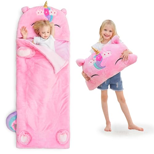iPlay, iLearn Kinder-Schlafsack, Einhorn-Schlafsack, Kleinkind-Mädchen, Plüsch-Schlafsack, 2-in-1 rosa Kissen für Kindertagesstätte, Vorschule, Kindergarten, drinnen und draußen, Winter, Reisen, iPlay, iLearn Kinder-Schlafsack, Einhorn-Schlafsack, Kleinkind-Mädchen, Plüsch-Schlafsack, 2-in-1 rosa Kissen für Kindertagesstätte, Vorschule, Kindergarten, drinnen und draußen, Winter, Reisen, von iPlay, iLearn