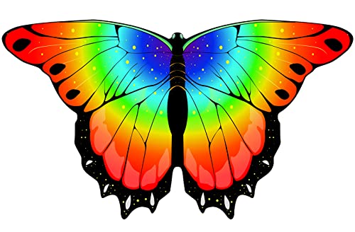 iROLEWIN Schmetterlingsflügel für Mädchen und Mädchen, Kostüm-Kostüme als Halloween-Prinzessinnen-Partygeschenk von iROLEWIN