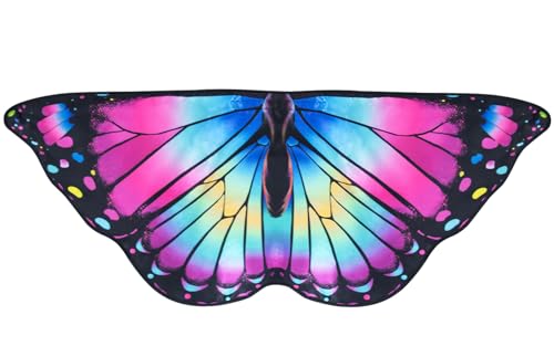 iROLEWIN Schmetterlingsflügel für Mädchen und Mädchen, Prinzessinnen-Kostüm, Spielzeug für Kinder als Geburtstagsgeschenk, Feenset iROLEWIN Schmetterlingsflügel für Mädchen und Mädchen, Prinzessinnen-Kostüm, Spielzeug für Kinder als Geburtstagsgeschenk, Feenset von iROLEWIN
