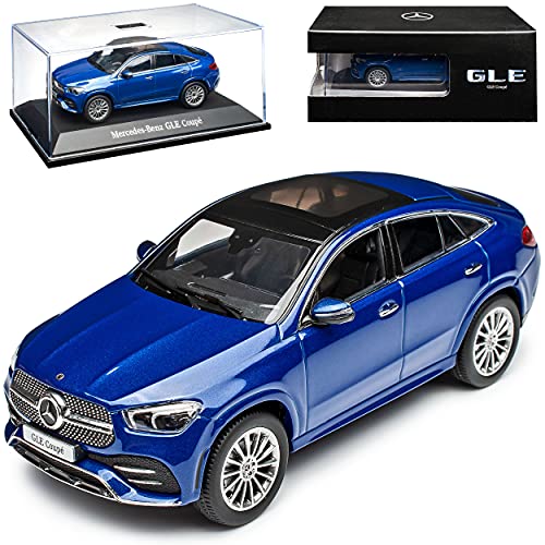 Mercedes-Benz GLE Coupe C167 SUV Brillant Blau Ab 2019 1/43 I-Scale Modell Auto mit individiuellem Wunschkennzeichen von Iscale