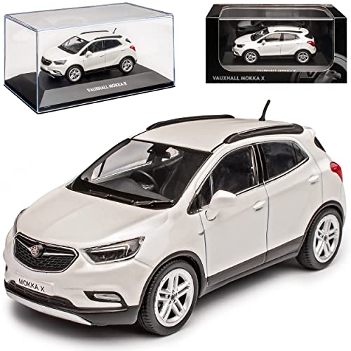 Vauxhall Opel Mokka X 1. Generation SUV Weiss Modell 2012-2020 Version Ab Facelift 2016 1/43 I-Scale Modell Auto von Iscale