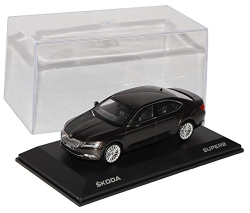 iScale Modellauto Skoda Superb III Limousine Magnetic Braun Typ 3V Ab 2015 1/43 12 cm Metall mit Plastikteilen, Keine Batterien erforderlich, Unisex, Fahrzeuge, Handbetrieben, TOYS_AND_GAMES von iScale