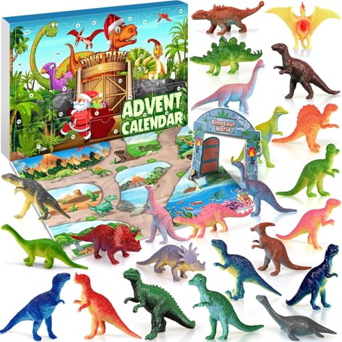 iZoeL Adventskalender 2024 Dinosaurier Kinder Jungen Dino Adventskalender 24 Dinosaurfiguren Füllung Weihnachten Geschenk 3-12 Jahre iZoeL Adventskalender 2024 Dinosaurier Kinder Jungen Dino Adventskalender 24 Dinosaurfiguren Füllung Weihnachten Geschenk 3-12 Jahre von iZoeL