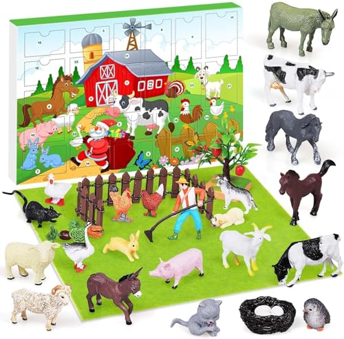 iZoeL Adventskalender 2024 Kinder Junge 3 4 5 6 7 8 9 10 Jahre - Tiere Bauerhof Adventskalender Tiere Hunde Farm Weihnachtskalender für Klein Kinder Jungen Mädchen iZoeL Adventskalender 2024 Kinder Junge 3 4 5 6 7 8 9 10 Jahre - Tiere Bauerhof Adventskalender Tiere Hunde Farm Weihnachtskalender für Klein Kinder Jungen Mädchen von iZoeL