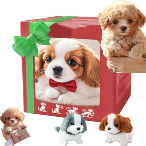2025 Smart AI Robot Dog - Lifelike Robotic Puppy Walks, Barks & Wags Tail, Interactive AI Pet Companion for Kids & Adults - Realistic Emotional Interaction (D) von iacnait