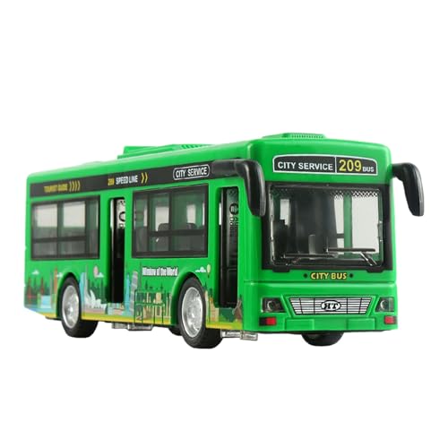 iaoskqwu Großes Busspielzeug für Kinder mit integrierter Beleuchtung und Musik, Geschenk für Babys, ABS, großes Busspielzeug für Kinder, audiovisueller Bus, Grün iaoskqwu Großes Busspielzeug für Kinder mit integrierter Beleuchtung und Musik, Geschenk für Babys, ABS, großes Busspielzeug für Kinder, audiovisueller Bus, Grün von iaoskqwu