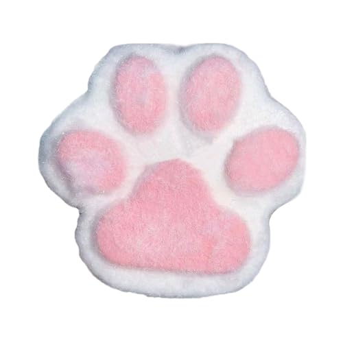 iaoskqwu Katzenspaß Katzenentlastung Taba Soft and Wetcat Weiches und süßes Spielzeug zur Dekompression Taba Taba Wetcat Paw and Fufu Wetoreo , Rosa und Weiß , 15CM von iaoskqwu
