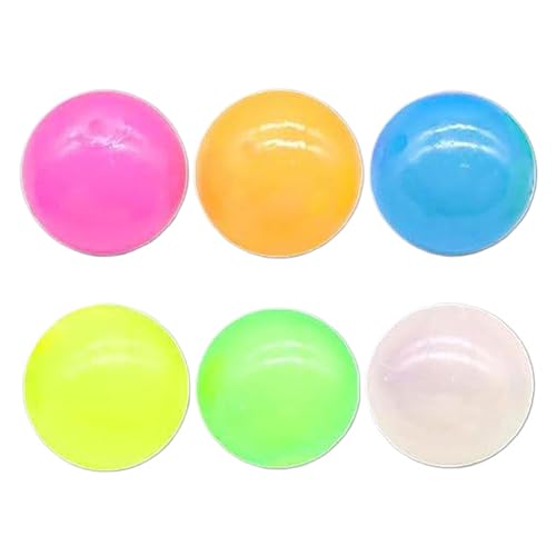 iaoskqwu Lustiger, leuchtender Klebeball, leuchtet im Dunkeln, sicheres und elastisches Gummi, stresslindernd, gedehnter Eltern Kind Klebeball, Farben mischen iaoskqwu Lustiger, leuchtender Klebeball, leuchtet im Dunkeln, sicheres und elastisches Gummi, stresslindernd, gedehnter Eltern Kind Klebeball, Farben mischen von iaoskqwu
