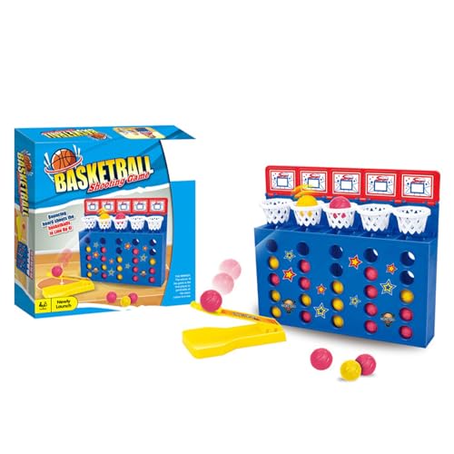 iaoskqwu Mini Pädagogisches Brettspiel für Kinder Link und Bälle ABS für Spiel für Kinder Mini Basketballspiel iaoskqwu Mini Pädagogisches Brettspiel für Kinder Link und Bälle ABS für Spiel für Kinder Mini Basketballspiel von iaoskqwu