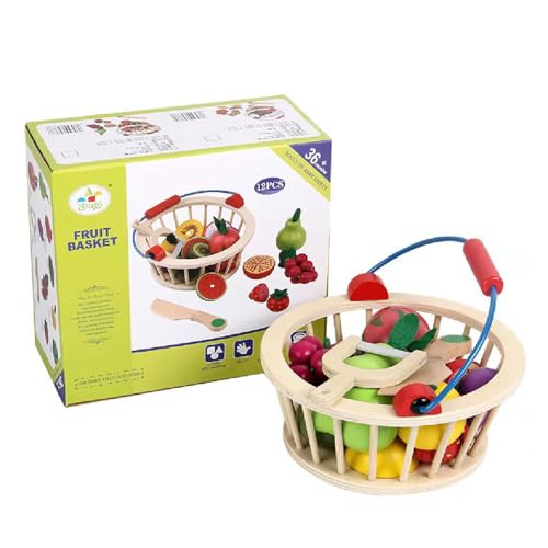 iaoskqwu Spielset mit Lebensmitteln aus Holz für die Kinderküche, um kreatives Kochen für Kinder zu inspirieren. Küchenzubehör aus Holz mit Melissas und Doug Food , Obst iaoskqwu Spielset mit Lebensmitteln aus Holz für die Kinderküche, um kreatives Kochen für Kinder zu inspirieren. Küchenzubehör aus Holz mit Melissas und Doug Food , Obst von iaoskqwu