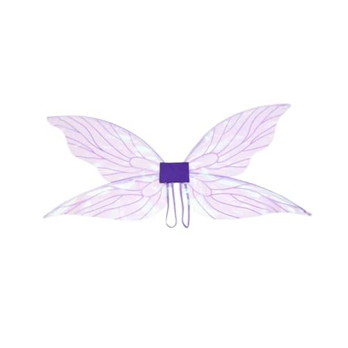 iaoskqwu Verstellbare Träger, Schmetterlingsflügel, COS Kostüme für Mädchen, Gaze Kostüm, Ball, Performance Requisiten, Festival Party Requisiten, violett iaoskqwu Verstellbare Träger, Schmetterlingsflügel, COS Kostüme für Mädchen, Gaze Kostüm, Ball, Performance Requisiten, Festival Party Requisiten, violett von iaoskqwu