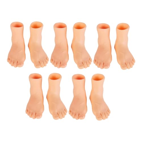 ibasenice Spielkamerad Der Katze 10-teiliges Fingerpuppen-Set Aus Vinyl Kreatives Katzenspielzeug-Requisiten-Set von ibasenice