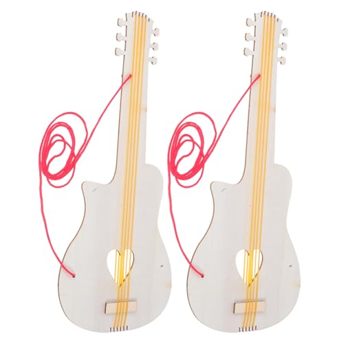 2St Basteln für kinderspielzeug bastelsets für käppis für spielzeuge unvollendetes Gitarrenspielzeugmodell Basteln von Spielzeuggitarren aus Holz hölzern ibasenice 2St Basteln für kinderspielzeug bastelsets für käppis für spielzeuge unvollendetes Gitarrenspielzeugmodell Basteln von Spielzeuggitarren aus Holz hölzern ibasenice von ibasenice