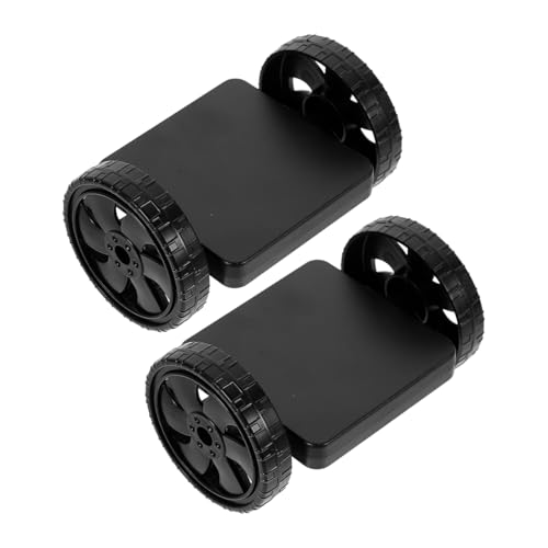 Magnetische Bausteine RäDer Schwarz 2 StüCk - Kreatives Spielzeug FüR Kinder Ab 3 Jahren - FöRdert TechnikverstäNdnis Und Motorische FäHigkeiten von ibasenice