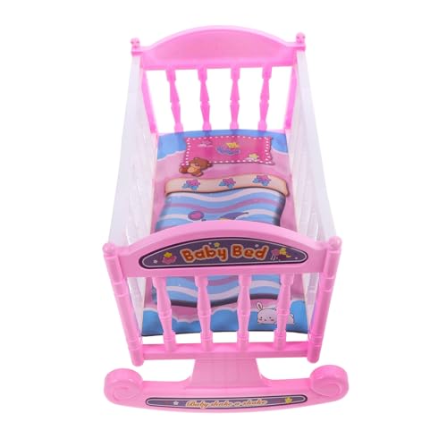 Puppen-Shaker kinderwiege für Puppenmöbelset cot Bed Zubehör für Babypuppen Mädchenspielzeug Mini-Kinderbett für Puppe Möbel für Puppenbetten Plastik ibasenice Puppen-Shaker kinderwiege für Puppenmöbelset cot Bed Zubehör für Babypuppen Mädchenspielzeug Mini-Kinderbett für Puppe Möbel für Puppenbetten Plastik ibasenice von ibasenice
