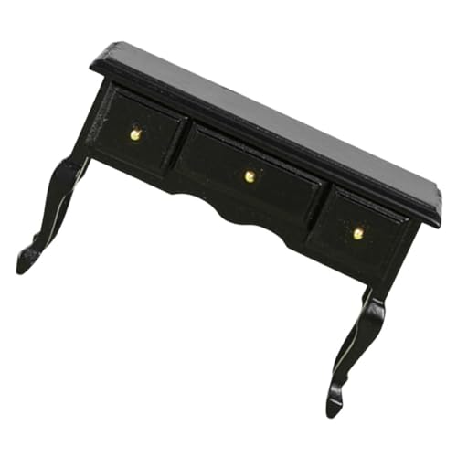 ibasenice Bezaubernde Puppenmöbel Mini-Schreibtisch Frisiertisch Miniatur-puppenhausmöbel Kleiner Klassenzimmer-Schreibtisch Für Die Dekoration des Minihauses von ibasenice