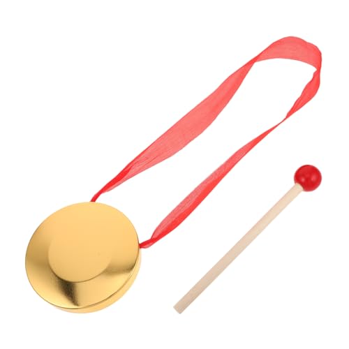 ibasenice Kupfergong Kinderspielzeug Traditionelles Chinesisches Instrument Gong-instrumentenset Für Kleinkinder Schlaginstrumente 9 cm von ibasenice