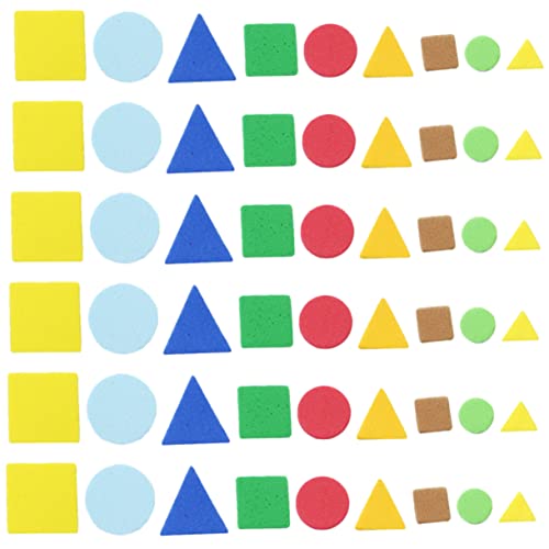 ibasenice Aufkleber Mit Geometrischen Formen Für Kinder Vinyl-Aufkleber Selbstklebende Aufkleber Dekorative Bastelaufkleber 1 Beutel Gemischter Stil von ibasenice