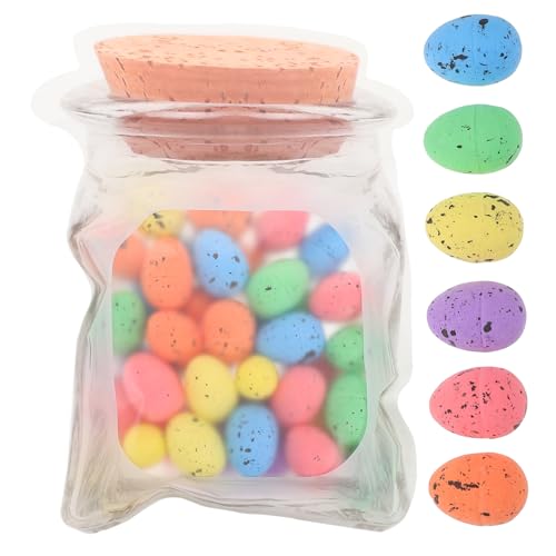 ibasenice 1 Osterei-geschenkpaket Deko-Eier Aus Schaumstoff Schaumeier Zum Basteln Mini -schäume Eierdekorationen Eierdekorationsornamente Nein Osterschmuck Für Party Plastik von ibasenice