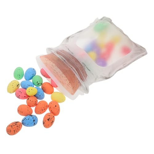 ibasenice 1 Osterei-geschenkpaket Trendige Brandbrille Kleines Probenröhrchen Konfetti-Eier Kleines Reagenzglas Atmungsaktive Dekoration Mini -schäume Eierdekorationen Schaumeier Plastik von ibasenice