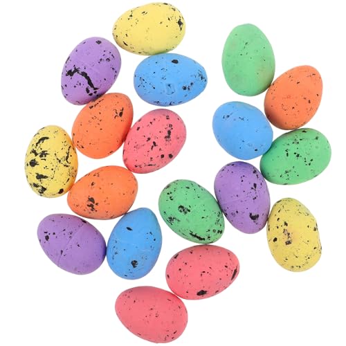 ibasenice 1 Ostereier Eier Basteln Mooshasen- Lebensechte Eier Künstliches Kaninchen Bastelbedarf Eier Mini-eier Gefüllte Eier Frühlingseier Vase Eier Schäumt Ei Kleine Baumeier Schaum von ibasenice