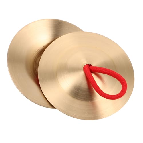 ibasenice 1 Paar Mini Kupfer Hand Becken Für Frühen Bildung Musical Instrument Rhythmus Für Kinder Party ibasenice 1 Paar Mini Kupfer Hand Becken Für Frühen Bildung Musical Instrument Rhythmus Für Kinder Party von ibasenice