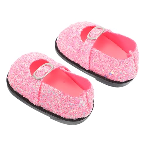 ibasenice 1 Paar Puppen Schuhe mit Glitzer Pailletten für Puppenhaus Zubehör Schuhe für Puppen Zubehör für Kreatives ibasenice 1 Paar Puppen Schuhe mit Glitzer Pailletten für Puppenhaus Zubehör Schuhe für Puppen Zubehör für Kreatives von ibasenice