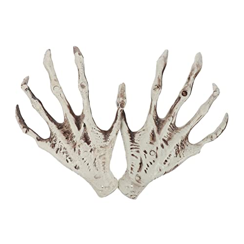 ibasenice 1 Paar Skeletthandstützen Halloween-Dekorationen Beängstigend Gruselige Halloween-Requisiten Skulptur Abgetrennte Skeletthand Halloween-Banner Kostüm Skelette Kissen Werfen Plastik von ibasenice