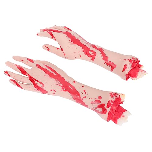 ibasenice 1 Paar Halloween Dekorationen Sache Hand Gefälschte Hände Streich Werkzeuge Bewegen Hände Requisiten Für Party von ibasenice
