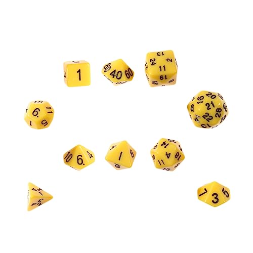 ibasenice 1 Pcs Digitale Würfel Bord Spiele Multi Faceted Würfel Gelb ibasenice 1 Pcs Digitale Würfel Bord Spiele Multi Faceted Würfel Gelb von ibasenice