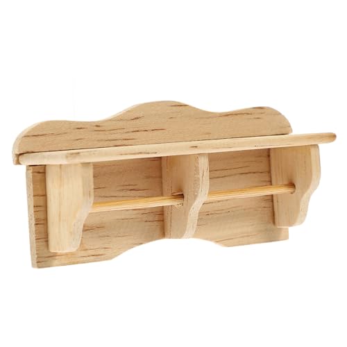 ibasenice 1 Puppenhausdekoration Miniatur-Dinge Puppenmöbel Dekorativer Ministänder Miniatur -küchenmöbel Mini-Sachen Miniaturhausmöbel Miniaturmöbel Und Accessoires Holz von ibasenice