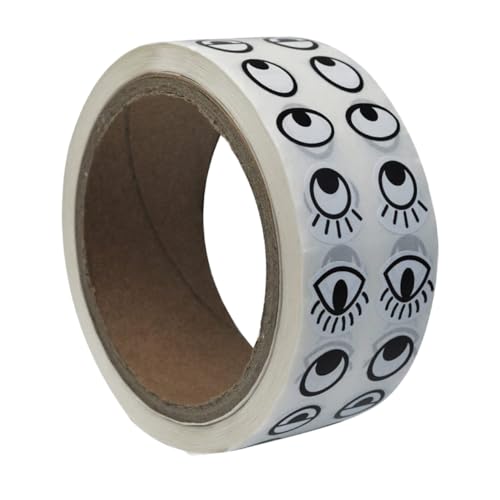 ibasenice 1 Rolle Selbstklebende Augen Aufkleber Rolle für DIY Bastelprojekte Kreative Gestaltung Einfach Anzubringen für Dekoration ibasenice 1 Rolle Selbstklebende Augen Aufkleber Rolle für DIY Bastelprojekte Kreative Gestaltung Einfach Anzubringen für Dekoration von ibasenice