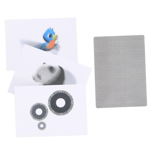 ibasenice 1 Sätze Grating Animation Science Kit für Pädagogisches Experimentierspielzeug Beobachtungsfähigkeiten Sicheres Material für Frühkindliche Bildung und Gemeinsames Lernen mit Eltern von ibasenice