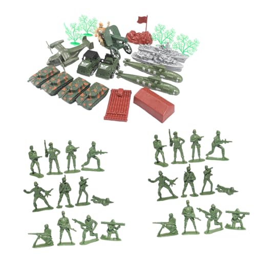 ibasenice Lustiges Soldaten-Set-Spielzeug 120-teiliges Früherziehungsspielzeug Interessantes Jungenspielzeug ibasenice Lustiges Soldaten-Set-Spielzeug 120-teiliges Früherziehungsspielzeug Interessantes Jungenspielzeug von ibasenice