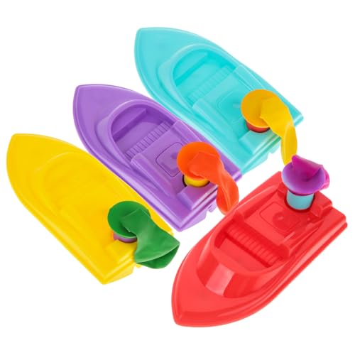 ibasenice Ballon-rückstoßschiff-Spielzeug Für Jungen Und Mädchen Lernspielzeug Wissenschaftliches Experiment Spielzeugboot Ballon Jungen Und Mädchen Lernspielzeug Zufällige Farbe von ibasenice
