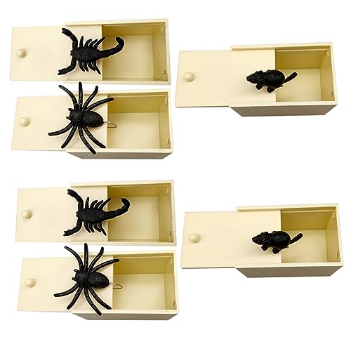 ibasenice 1 Satz 6st Halloween Manipulative Requisiten Spinnenkästen Halloween-spinnendekorationen Halloween-Dekorationen Im Freien Künstlicher Streich Beängstigend Beige Plastik ibasenice 1 Satz 6st Halloween Manipulative Requisiten Spinnenkästen Halloween-spinnendekorationen Halloween-Dekorationen Im Freien Künstlicher Streich Beängstigend Beige Plastik von ibasenice