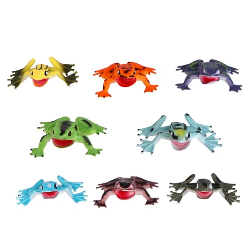 ibasenice 1 Satz 8 Stück Simulation klingendes Froschmodellspielzeug Funny Toys Fun Toy Froschimitation mit Sound Frösche für künstlich für Quietsche-Frosch ibasenice 1 Satz 8 Stück Simulation klingendes Froschmodellspielzeug Funny Toys Fun Toy Froschimitation mit Sound Frösche für künstlich für Quietsche-Frosch von ibasenice