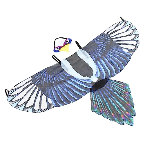 ibasenice 1 Satz Adlerflügel Dämon Kostüm Vogelkostüm Adler Kostüm Vogelmasken Rollenspiel Adler Vogel Uhu Verkleiden Sich Leistungsstütze Kind Abschlussball Liefert Chiffon Halloween von ibasenice