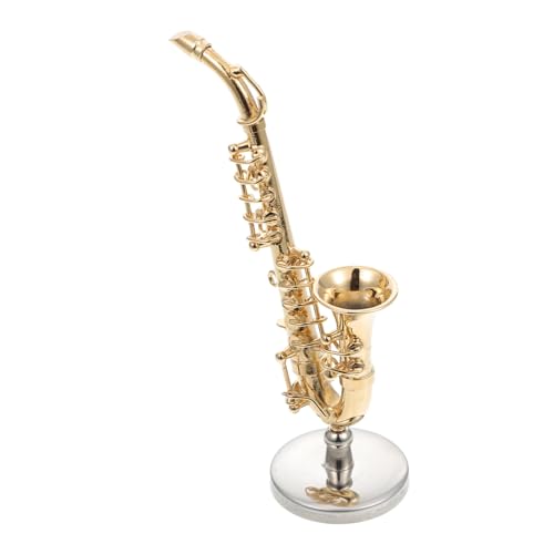 ibasenice Einzigartiges Saxophon-Ornament Zartes Mini-Saxophon-Modell Als Heimdekoration Und Foto-Requisite ibasenice Einzigartiges Saxophon-Ornament Zartes Mini-Saxophon-Modell Als Heimdekoration Und Foto-Requisite von ibasenice