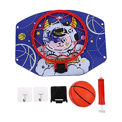 ibasenice 1 Satz Anhebbarer Aufnahmerahmen Cartoon-basketballkorb Mini-basketballbretter Mini-Basketball Und Board Plastik von ibasenice