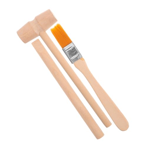 ibasenice Grabhammer Aus Holz – Archäologische Ausgrabungswerkzeuge Für Kinder – 1 Set Für Wissenschaftlichen Spaß von ibasenice